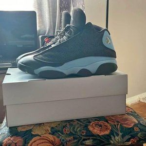 jordan black university blue retro 13